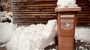 Müllabfuhr im Winter (Restmüll und Biotonne)